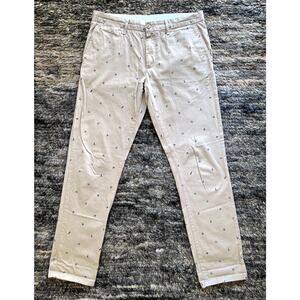 Carhartt WIP Work In Process Chino Khaki with PRINT 32x34 (36x34)